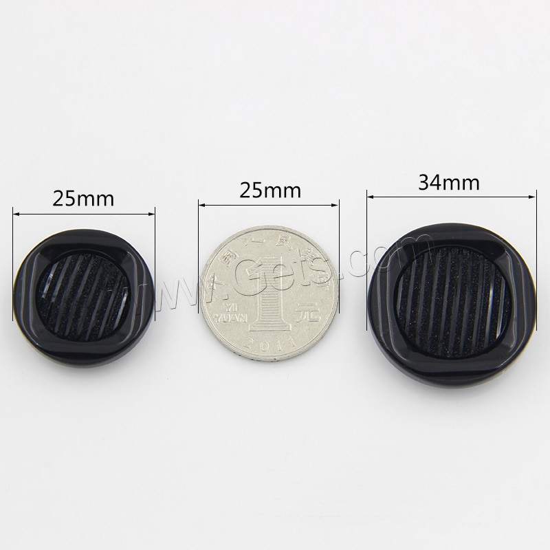 Acrylic Shank Button, with Resin, different size for choice, more colors for choice, Sold By PC