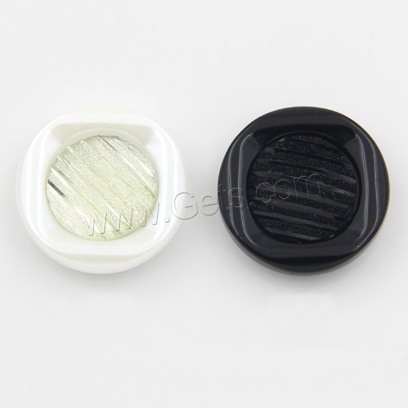 Acrylic Shank Button, with Resin, different size for choice, more colors for choice, Sold By PC