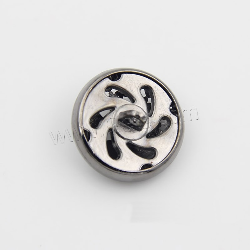 Zinc Alloy Shank Button, plated, different size for choice & hollow, more colors for choice, Sold By PC