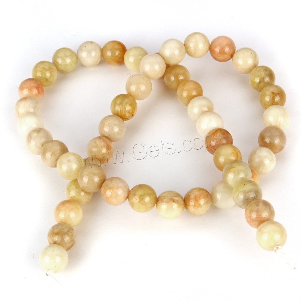 Sunstone Bead, Round, natural, different size for choice, Length:Approx 15 Inch, Sold By Strand