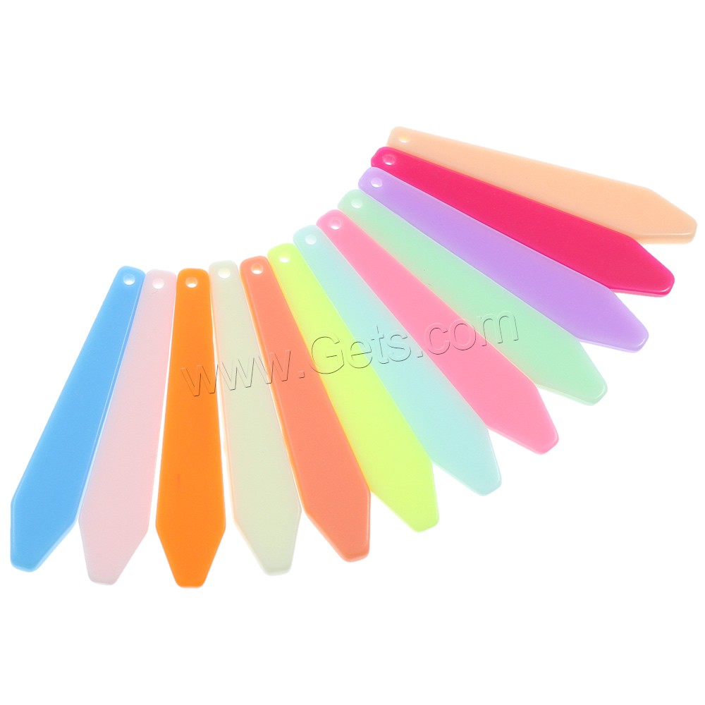 Сплошной цветной Акрил Кулоны, разный размер для выбора & ровный цвет, Много цветов для выбора, отверстие:Приблизительно 1mm, продается сумка