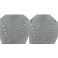 Brass Cable Link Necklace Chain, plated, curb chain nickel, lead & cadmium free Approx 18 Inch 