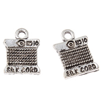 Zinc Alloy Jewelry Pendants, Rectangle, antique silver color plated, lead & cadmium free Approx 2mm, Approx 