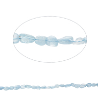 Aquamarine Beads, Nuggets, natural, March Birthstone - Approx 1mm Approx 15.5 Inch, Approx 