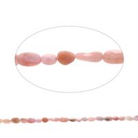 Roten Opal Perle, Klumpen, natürlich, 7x3mm-8x12x5mm, Bohrung:ca. 1mm, Länge:ca. 15.5 ZollInch, ca. 42PCs/Strang, verkauft von Strang