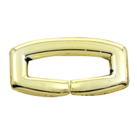 Acrylic Linking Ring, Rectangle, gold color plated Approx 
