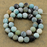 Amazonite Beads, Round, natural & frosted Approx 1-2mm Approx 15.5 Inch 