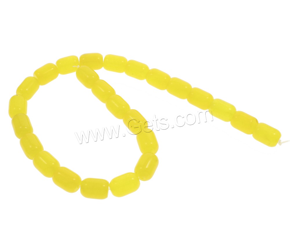 Yellow Agate Beads, Column, different size for choice, Hole:Approx 1.5mm, Length:Approx 15 Inch, Sold By Strand