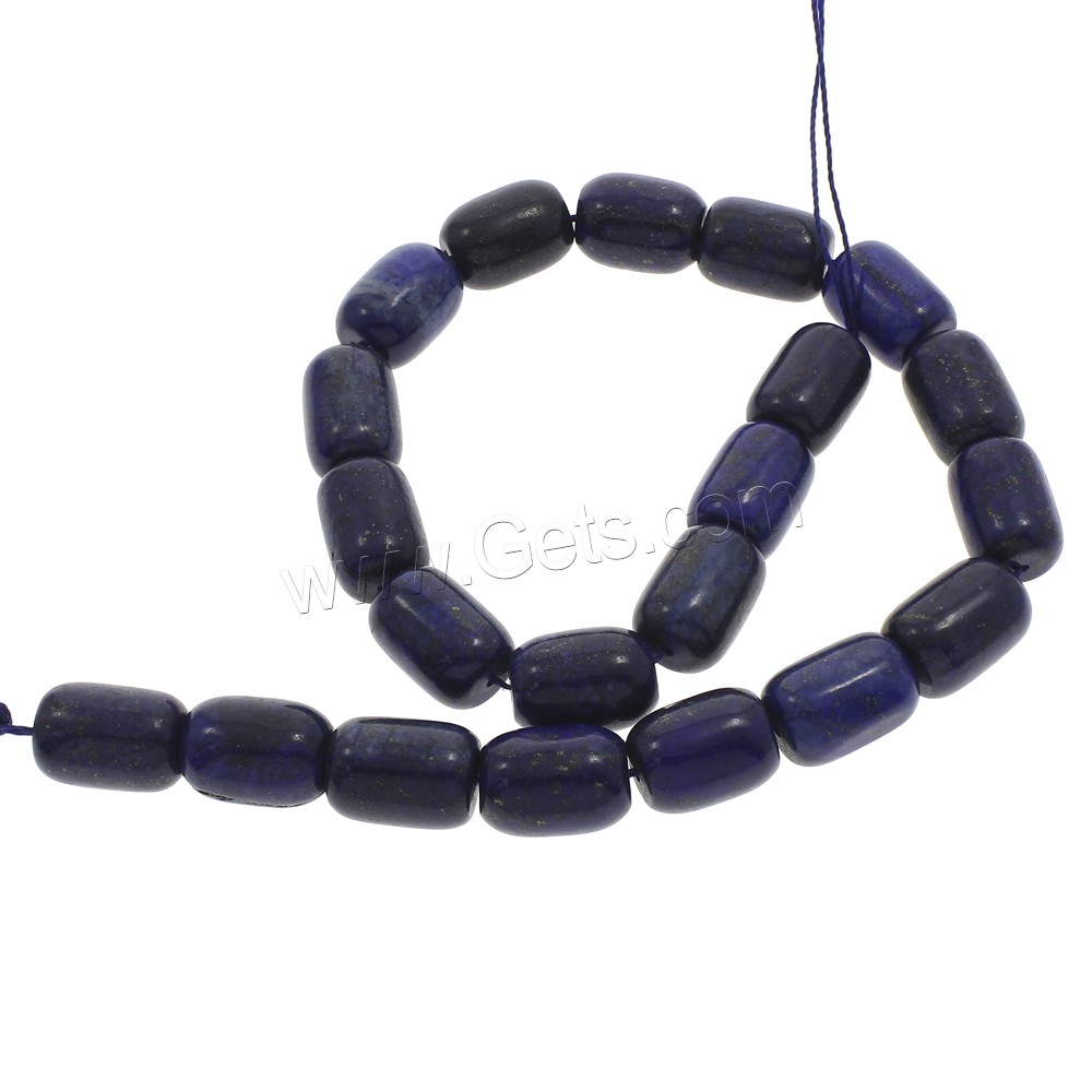 Synthetic Lapis Lazuli Bead, Column, different size for choice, Hole:Approx 1.5mm, Length:Approx 15 Inch, Sold By Strand