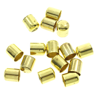 Brass End Cap, plated nickel, lead & cadmium free Approx 1mm, Inner Approx 7mm 