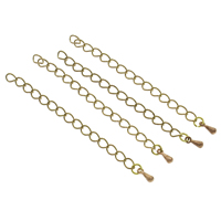 Iron Extender Chain, plated lead & cadmium free 