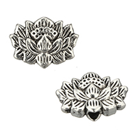 DIY Buddha Beads, Zinc Alloy, Lotus Seedpod, antique silver color plated Approx 2mm 