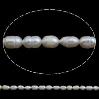 Baroque Cultured Freshwater Pearl Beads, natural, white, 3-4mm Approx 0.8mm Approx 14.5 Inch 