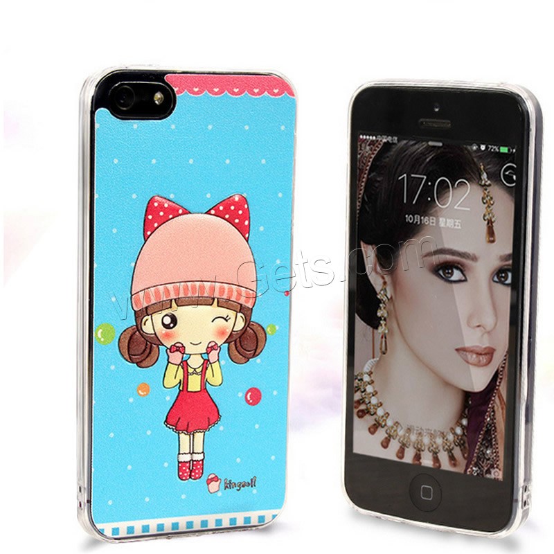 Customized Mobile Phone Cases, Silicone, Rectangle, 3D effect & different styles for choice & different designs for choice, Sold By PC