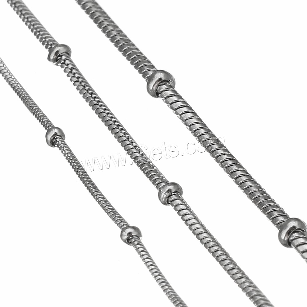 ステンレス鋼の蛇形の鎖, ステンレス, 異なるサイズの選択 & スネーク チェイン, オリジナルカラー, 売り手 M