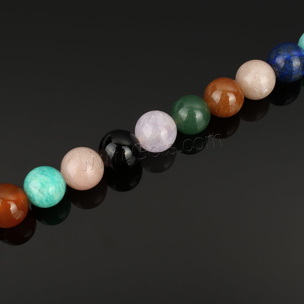 Gemstone Beads, Round, natural, different size for choice, Hole:Approx 1.5mm, Length:Approx 15.8 Inch, Sold By Strand