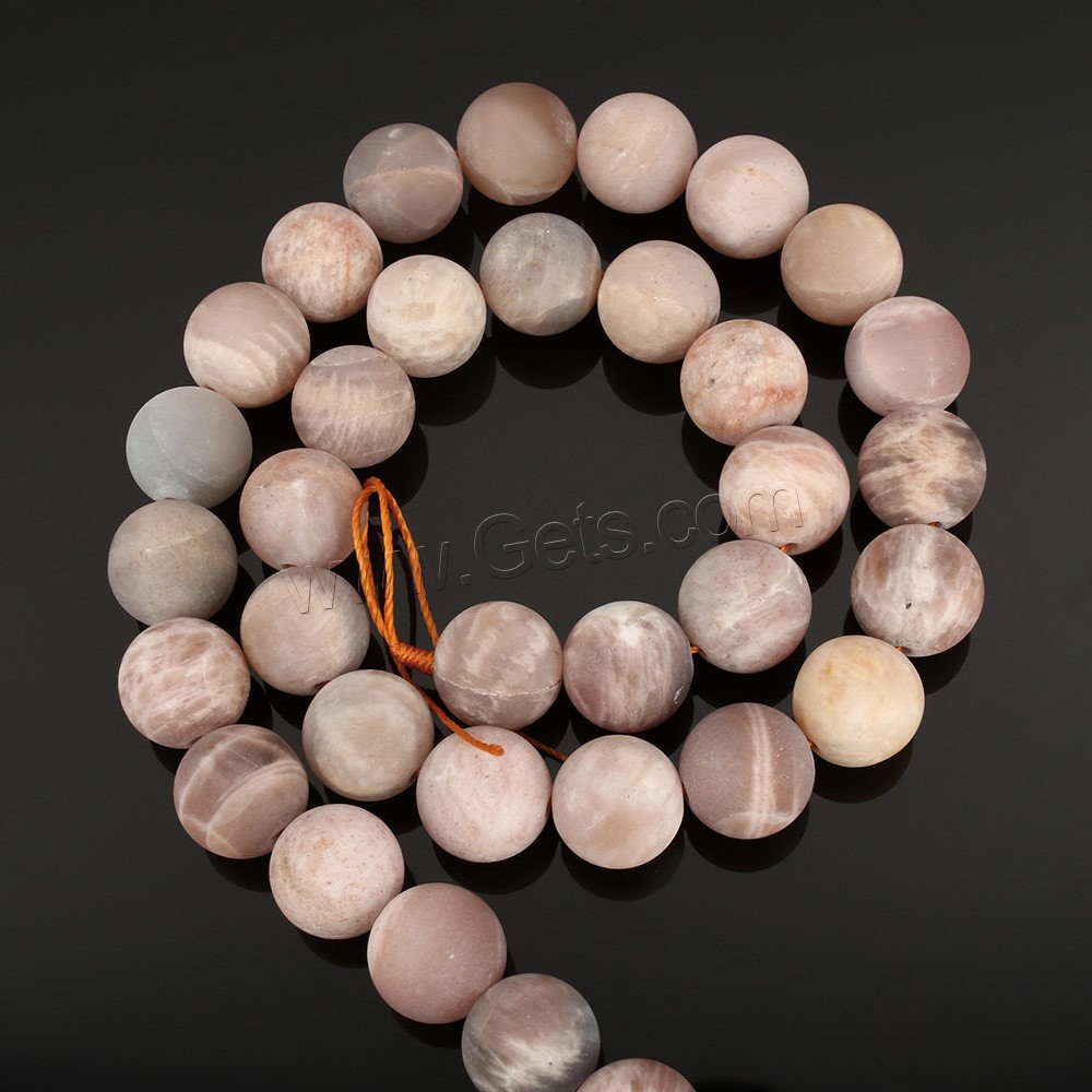 Sunstone Bead, Round, natural, different size for choice & frosted, Hole:Approx 1mm, Length:Approx 15.5 Inch, Sold By Strand