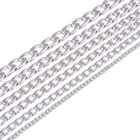 Stainless Steel Oval Chain & twist oval chain, original color 