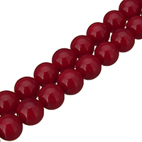 South Sea Shell Beads, Round red Approx 0.1mm Approx 16 Inch 