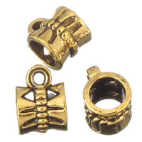 Zinc Alloy Bail Beads, antique gold color plated, lead & cadmium free Approx 1mm, 5mm, Approx 
