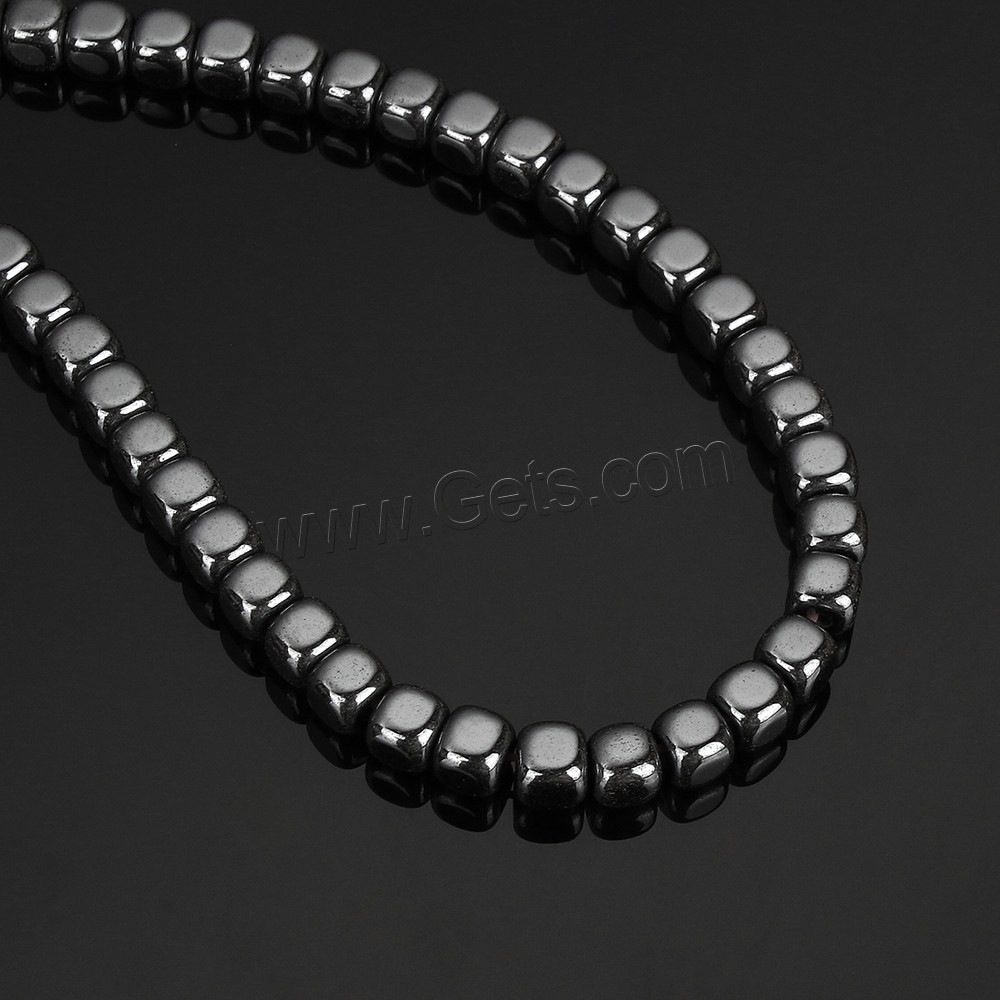 Non Magnetic Hematite Beads, Cube, different size for choice, more colors for choice, Hole:Approx 0.5mm, Length:Approx 16 Inch, Sold By Strand