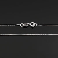 Collar de cadena de plata esterlina, plata de ley 925, longitud diferente para la opción & cadena de la serpiente, Vendido por Sarta