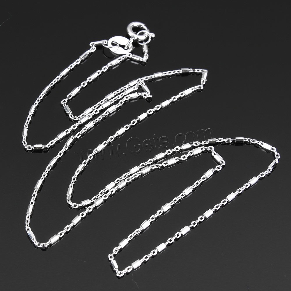 Серебряное ожерелье цепи, Серебро 925 пробы, различной длины для выбора & Овальный цепь, 3.7x1x1mm, продается Strand