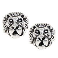 Zinc Alloy Animal Beads, Lion, plated lead & cadmium free Approx 3mm, Approx 