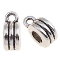 Zinc Alloy Bail Beads, Rondelle, plated lead & cadmium free Approx 1.5mm, Inner Approx 4.5mm, Approx 
