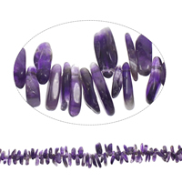天然紫水晶のビーズ, アメジスト, ナゲット, 2 月誕生石 - 穴:約 0.8mm, 長さ:約 15 インチ, 約 110パソコン/ストランド, 売り手 ストランド