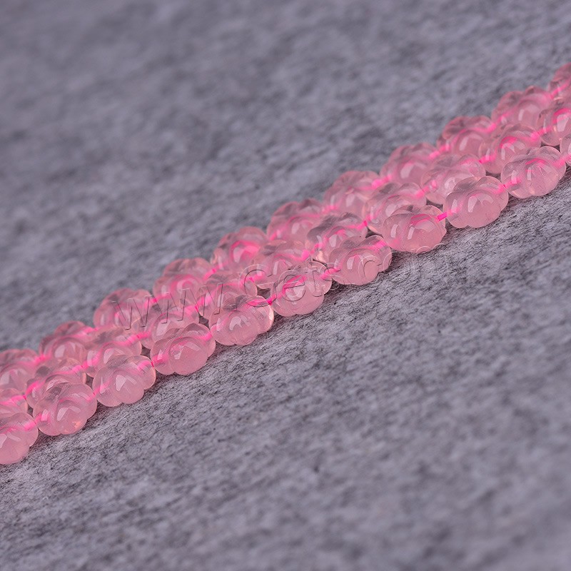 Natürliche Rosenquarz Perlen, vierblättriges Kleeblatt, verschiedene Größen vorhanden, Bohrung:ca. 1-2mm, Länge:ca. 15 ZollInch, verkauft von Strang