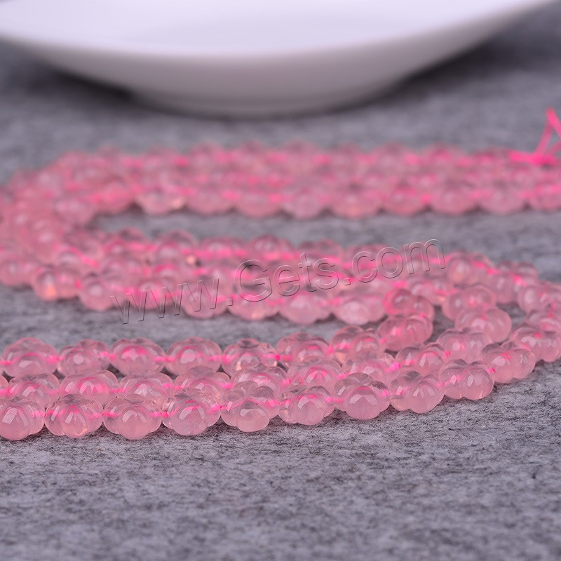 Natürliche Rosenquarz Perlen, vierblättriges Kleeblatt, verschiedene Größen vorhanden, Bohrung:ca. 1-2mm, Länge:ca. 15 ZollInch, verkauft von Strang