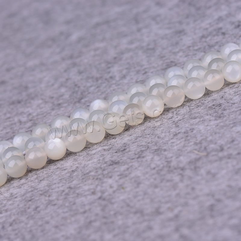 Mondstein Perlen, rund, natürlich, verschiedene Größen vorhanden, Grade AAAAA, Bohrung:ca. 1-2mm, Länge:ca. 15 ZollInch, verkauft von Strang