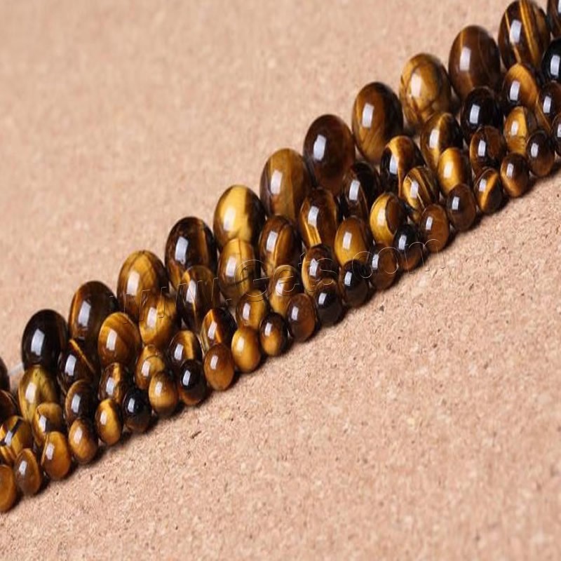 Tiger Eye Beads, Round, natural, different size for choice, Grade A, Hole:Approx 0.8-1mm, Length:Approx 15 Inch, Sold By Strand