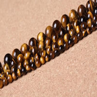 Tiger Eye Beads, Round, natural Grade A Approx 0.8-1mm Approx 15 Inch 