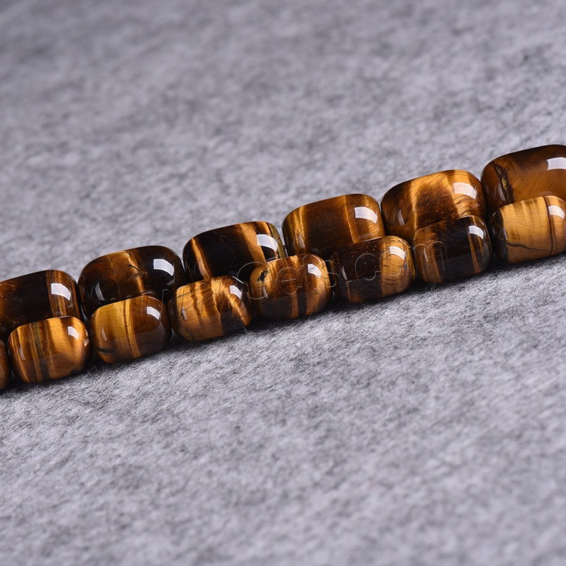 Tiger Eye Beads, Oval, natural, different size for choice, golden yellow, Grade AAAAA, Hole:Approx 1-2mm, Length:Approx 15 Inch, Sold By Strand