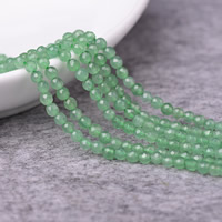 Green Aventurine Bead, Round, natural & faceted Approx 1-2mm Approx 15 Inch 
