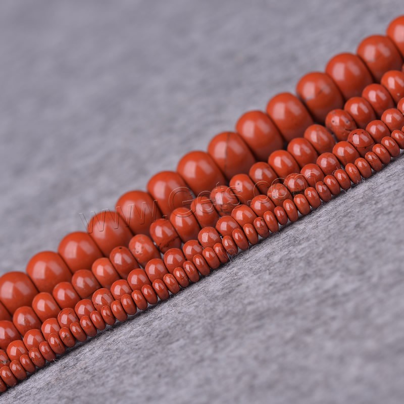Zhanguo rot Achat Perle, Rondell, verschiedene Größen vorhanden, Bohrung:ca. 0.5-1mm, Länge:ca. 15 ZollInch, verkauft von Strang