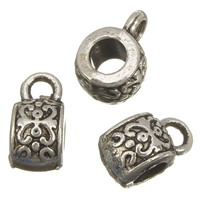 Zinc Alloy Bail Beads, Rondelle, antique silver color plated, lead & cadmium free Approx 2mm, 3mm 