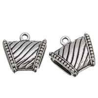 Zinc Alloy Scarf Slide Bail, antique silver color plated, lead & cadmium free Approx 2.5mm 