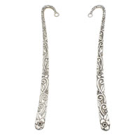 Zinc Alloy Bookmark, antique silver color plated, lead & cadmium free Approx 2mm, Inner Approx 1mm 