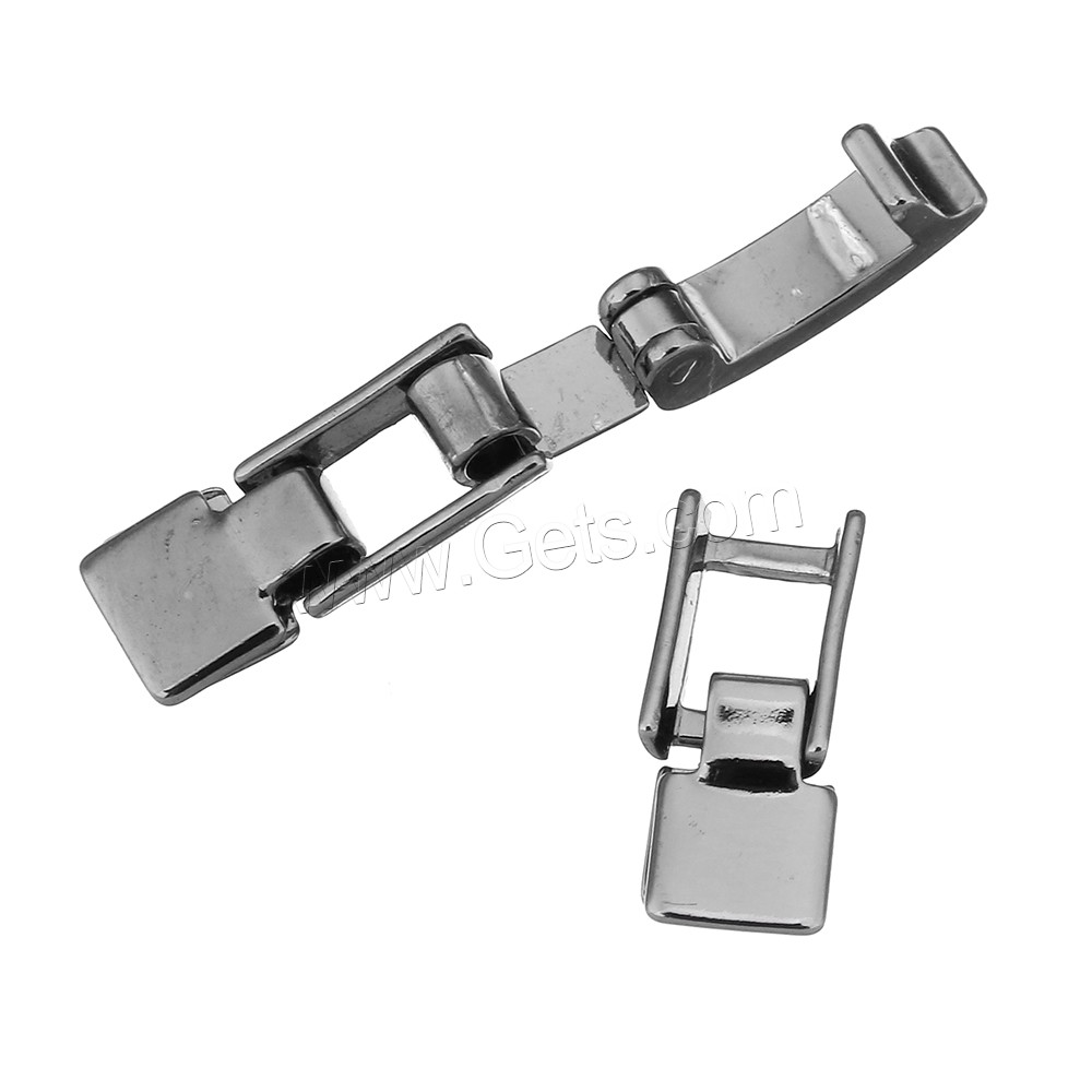 Brass Foldover Clasp, plated, more colors for choice, 26mm 7x4.5x1.5mm  10x3x4mm, 500PCs/Bag, Sold By Bag