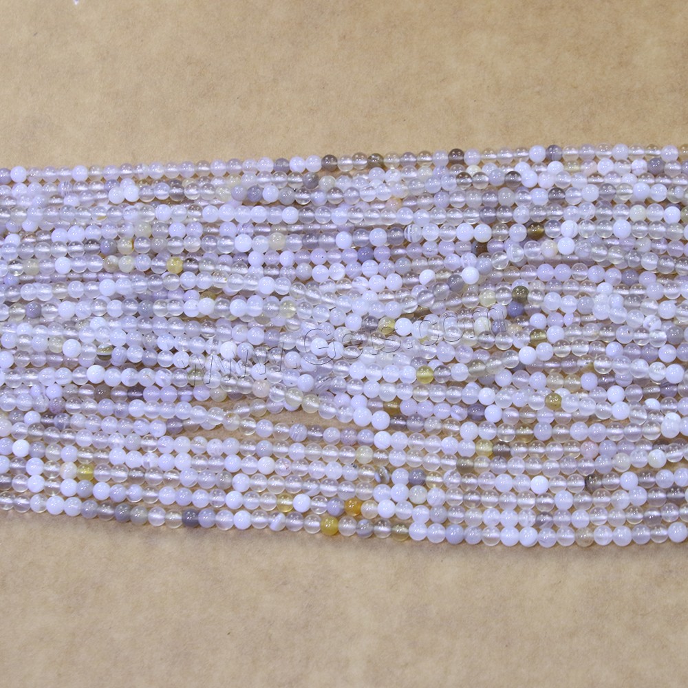 Natürliche Botswana Achat Perlen, rund, verschiedene Größen vorhanden, Bohrung:ca. 0.5mm, Länge:ca. 16 ZollInch, verkauft von Strang