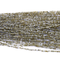 Labradorit Perlen, rund, natürlich, verschiedene Größen vorhanden, Bohrung:ca. 0.5mm, Länge:ca. 16.5 ZollInch, verkauft von Strang