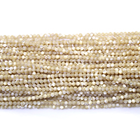 Natural Freshwater Shell Beads, Round Approx 0.5mm Approx 16 Inch 