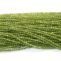 Peridot Beads, Peridot Stone, Round, natural, August Birthstone & faceted, Grade AB, 3mm Approx 0.5mm Approx 16 Inch, Approx 