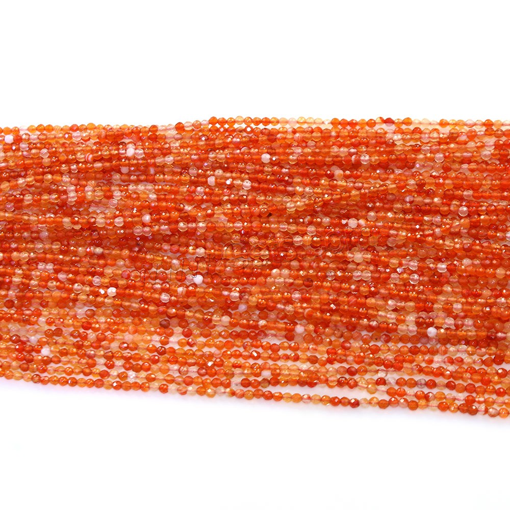 Бусины из натурального Красного Агата, красный агат, Круглая, натуральный, разный размер для выбора & граненый, отверстие:Приблизительно 0.5mm, длина:Приблизительно 15.5 дюймовый, продается Strand