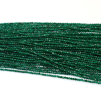 weiße Jade Perle, rund, verschiedene Größen vorhanden & facettierte, grün, Bohrung:ca. 0.5mm, Länge:ca. 16 ZollInch, verkauft von Strang
