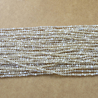 Perles en coquille naturel, Rond, normes différentes pour le choix Environ 0.5mm Environ 15.5 pouce, Vendu par brin
