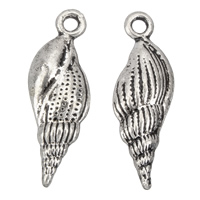 Zinc Alloy Jewelry Pendants, Conch, antique silver color plated, lead & cadmium free Approx 2mm 